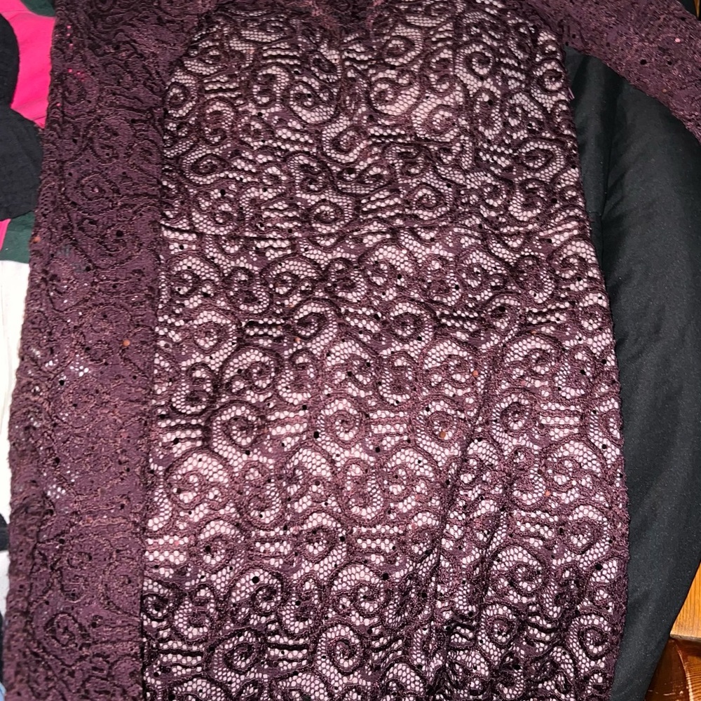 Purple Lace formal dress
